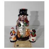 Thomas Pacconi classics snowmen, with COA, 6" and