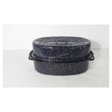 Enameled roaster, 19"