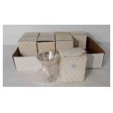 Salem silversmiths stemware, eight boxes, 4.5"