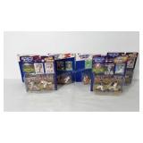 Six Starting Line up superstar collectibles in