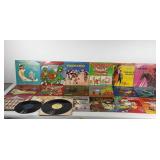 Vinyl records, mostly 1960