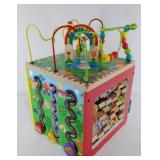 My Busy Town activities cube, wood, cube is 12"