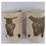 Two oil lamps, still in original packaging