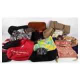Purses, totes, throw, doilies and hats, all gently
