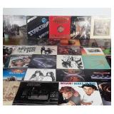 Rock vinyl records, includes Lynyrd Skynyrd,