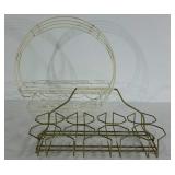Two wire frame bottle caddies