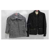 Two ladies short coats, size XS, Larry Levine,