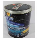 Popcorn tin - car theme
