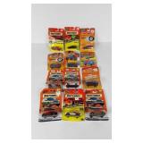 Mattel Match Box cars, twelve, all carded, some