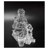 Waterford Crystal Santa statue, stands 6" tall