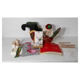 Christmas group, includes stana wooden sleigh