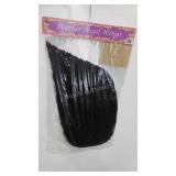 Pair of costume black feather angel wings, adult,