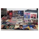 Large group of mixed vinyl records, includes