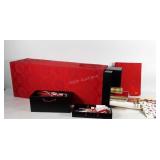 Decorative Christmas wrapping storage box and
