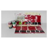 Christmas ribbon and gift wrap