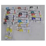 Group of artist paints, oil, acrylic and