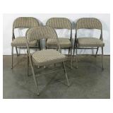 Four Samsonite folding chairs, condition as