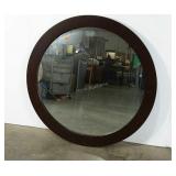 Round mirror, large at 43 1/2" diameter, seller