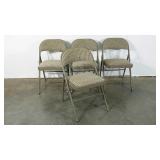 Four Samsonite folding chairs, condition as