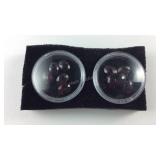 10 matching faceted garnets