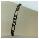 Sterling silver bracelet 8in