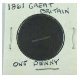1861 British large cent