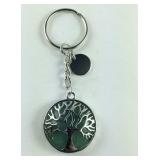 Green aventurine tree of life pendant 40ctw