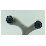 Sterling silver earrings with stones