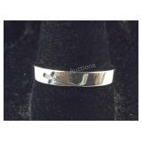 Size 10 Sterling silver cross ring