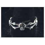 Sterling silver size 12 skull ring