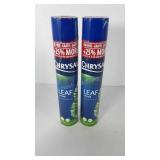 Chrysal leaf shine, 17.7 oz bottles, 2 bottles