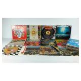 Group of compilation vinyl record albums,