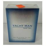 Yacht man metal cologne for men, 3.4 FL oz