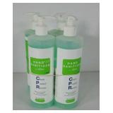 Hand sanitizer with aloe, 4 bottles, 16fl oz