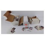 Group of baseball and basketball trading cards,