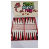 Two board games, bonus game board, both games