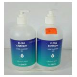 Clean Everyday hand sanitizer gel, 2 bottles,