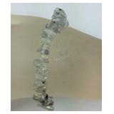 6mm labradorite chip 8in stretch bracelet