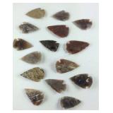 15 arrowheads