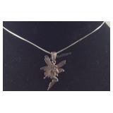 Vintage Fairy Necklace Sterling Silver 5.5 grams