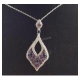 Sterling silver necklace 24in