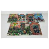 DC comic books, Green Lantern, Swamp Thing and