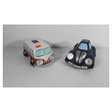 Solar powered car lights, bus and car, head