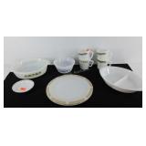 Mix group of Pyrex, Anchor Hocking and Liberty