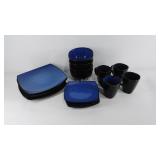 Sixteen piece ceramic dinner service for 4, four