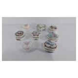 Group of 8 Heritage House trinket and/or music