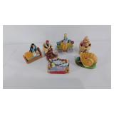 Six porcelain fairy tale figurines by the