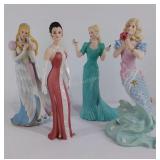Four Lenox porcelain figurines