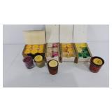 Votive candles and candle holders