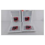 Four ceiling and wall registers, new in package